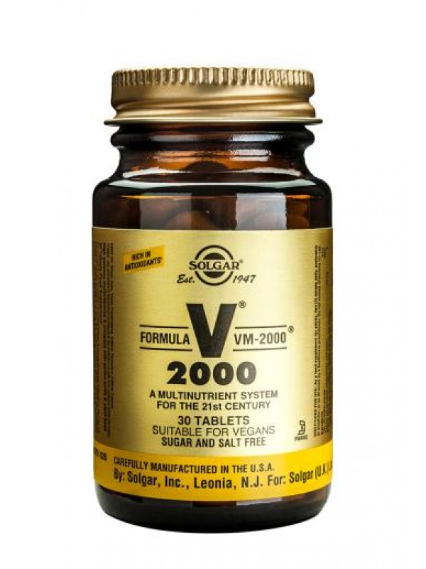 Formula Vm 2000 90 Tablets Vitamins Minerals Solgar Performance Nutrition Plus
